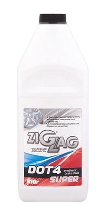 Zig Zag Тормозная жидкость Супер ДОТ4 0.910 кг.