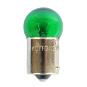 Лампа дополнительного освещения Koito (кратность 10 шт.) 12V 10W G18 (зеленый)