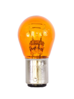 Лампа дополнительного освещения Koito (кратность 10 шт.) 12V 27/8W S25 (оранжевый)