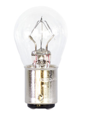 Лампа дополнительного освещения Koito (кратность 10 шт.) 24V 25/10W S25 LL – долговечная