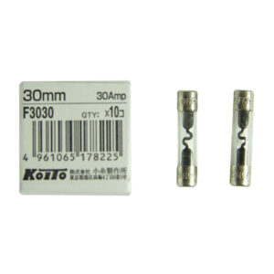 Предохранители Koito (кратность 10 шт.) 30A – стеклянный 30 мм, упаковка 10 шт.