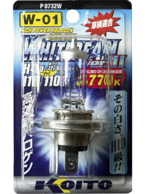 Лампа высокотемпературная Koito Whitebeam H4U 12V 60/55W (110/110W) 3770K, блистер-упаковка 1 шт. H4U 12V 60/55W (110/110W) 3770K (ярко-белый) Whitebeam, блистер-упаковка 1 шт.