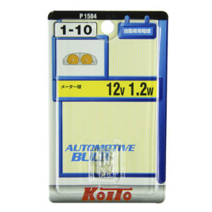 Лампа дополнительного освещения Koito (комплект 2 шт.) 12V 1.2W T5, блистер-упаковка 2 шт.