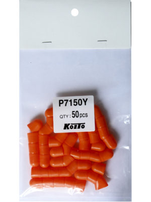 Колпачки для ламп Koito (комплект 50 шт.) T10 колпачки цвет. (оранжевый), упак. 50 шт.