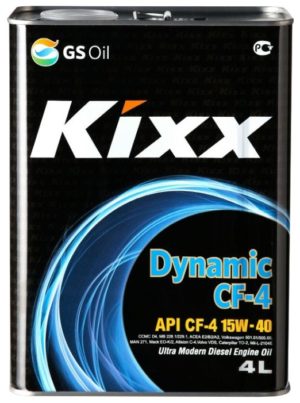 KIXX HD CF-4 15W-40 /4л мет.  п/синт. (1/4) железная канистра