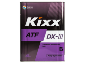 Трансмиссионная жидкость Kixx ATF DX-III /4л  синт.
