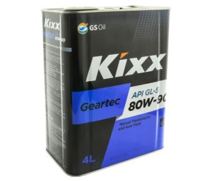 Kixx Geartec GL-5 80W-90 /4л мет.  п/синт. (1/4) железная канистра