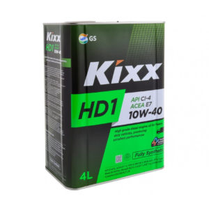 KIXX HD1 CI-4 10W-40 /4л мет.  синт. (1/4) железная банка