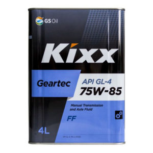 Kixx Geartec FF GL-4 75W-85 /4л  п/синт. (1/4) железная канистра