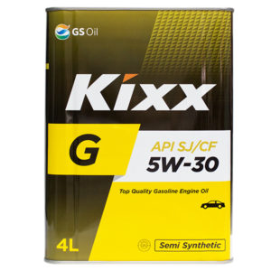 KIXX G SJ 5W-30 /4л мет.  п/синт. (1/4)  железная банка