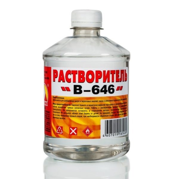 Растворитель В-646  0,5л (1/20)