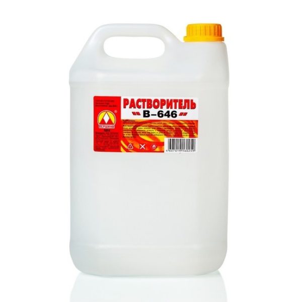 Растворитель В-646  5,0л (1/3)