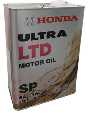 HONDA engine oil SP 5W-30 Ultra Ltd  4л/6шт